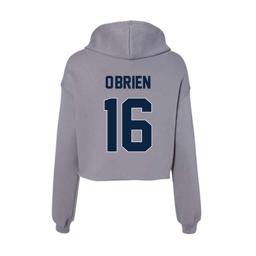 Xavier - NCAA Women's Soccer : Brooklyn O'Brien - Women's Crop Fleece Hoodie-1