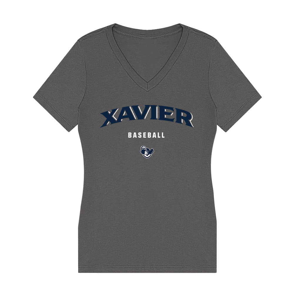 Xavier - NCAA Baseball : Joey Young - Women's V-Neck T-Shirt-0