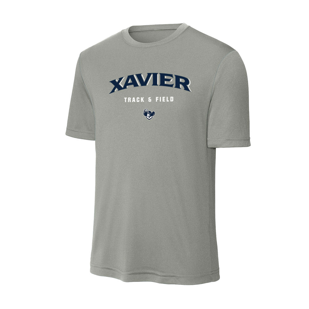 Xavier - NCAA Women's Track & Field : Brittany Baird - Activewear T-Shirt-0