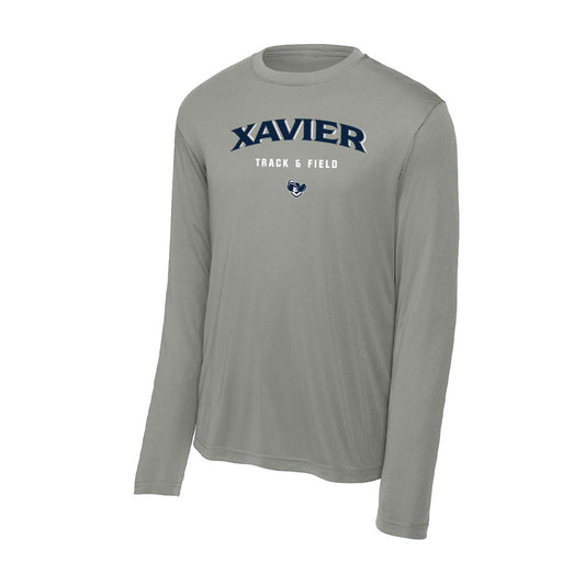 Xavier - NCAA Men's Track & Field : Jaiden Lailson - Activewear Long Sleeve T-Shirt-0