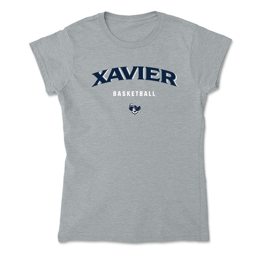 Xavier - NCAA Men's Basketball : John Hugley - Soft Style Women’s T-Shirt-0