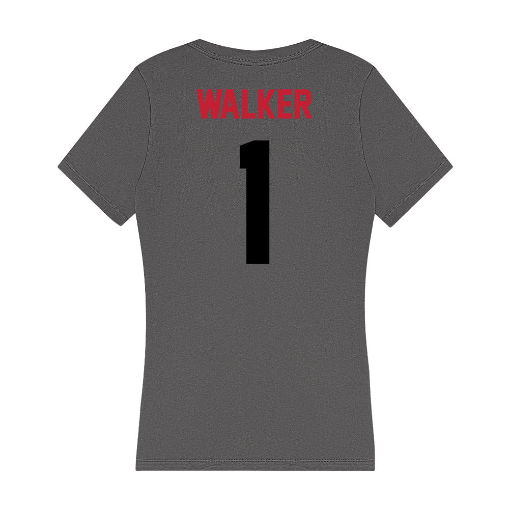 Seattle - NCAA Women's Basketball : Julianna Walker - Women's V-Neck T-Shirt-1