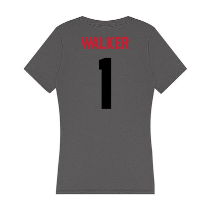 Seattle - NCAA Women's Basketball : Julianna Walker - Women's V-Neck T-Shirt-1