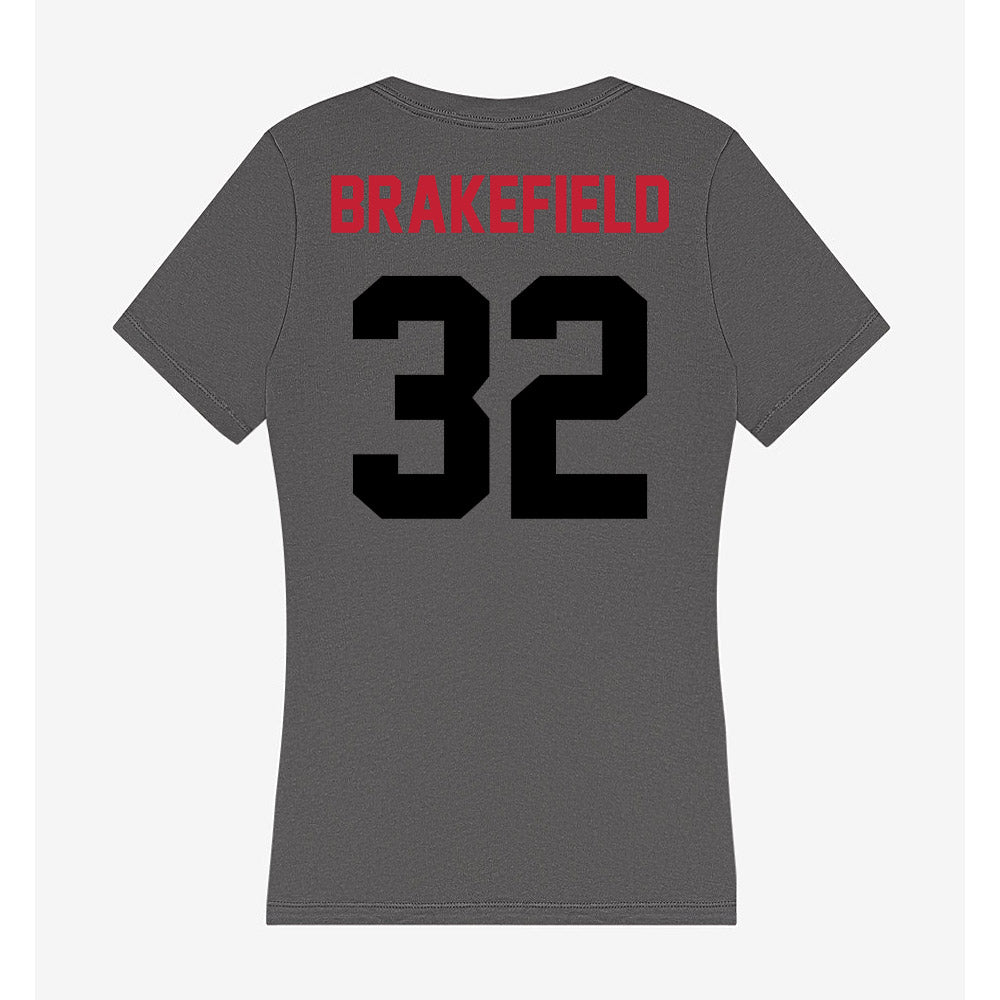 Seattle - NCAA Women's Soccer : Kyla Brakefield - Women's V-Neck T-Shirt-1