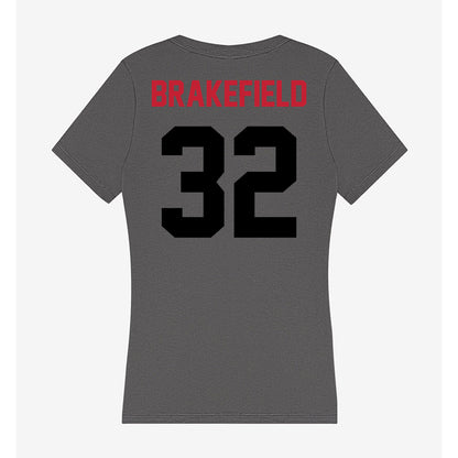 Seattle - NCAA Women's Soccer : Kyla Brakefield - Women's V-Neck T-Shirt-1