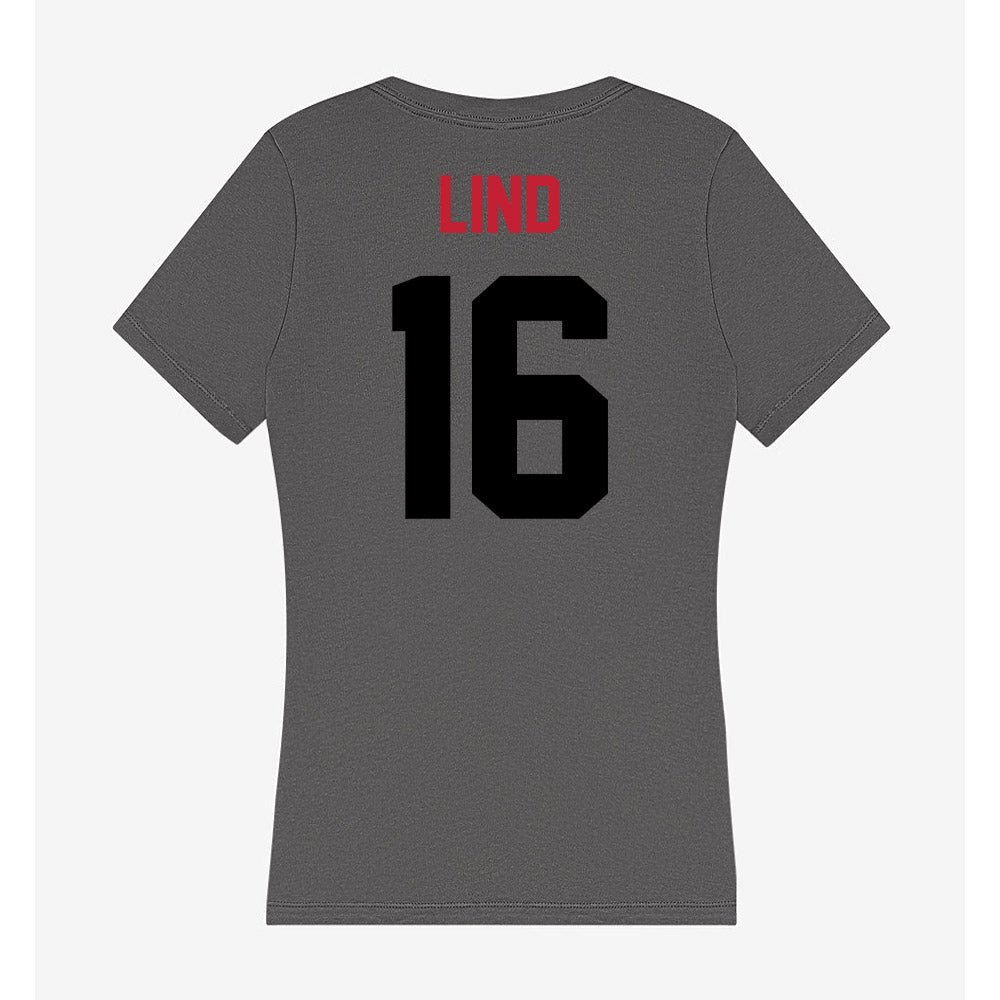 Seattle - NCAA Baseball : Jackson Lind - Women's V-Neck T-Shirt-1