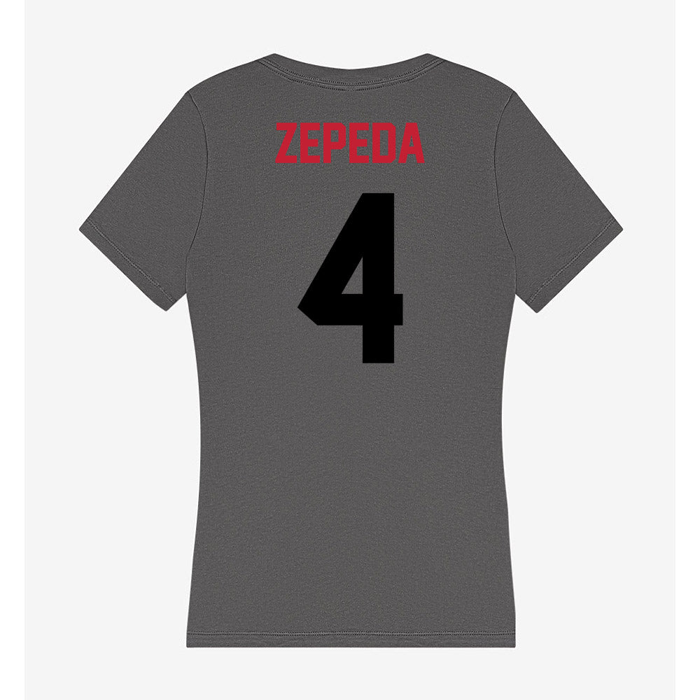 Seattle - NCAA Softball : Aurora Zepeda - Women's V-Neck T-Shirt-1