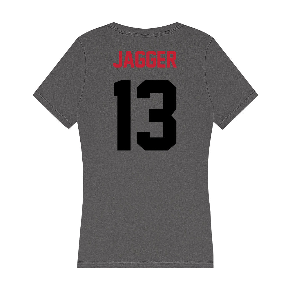 Seattle - NCAA Women's Basketball : Ramona Jagger - Women's V-Neck T-Shirt-1