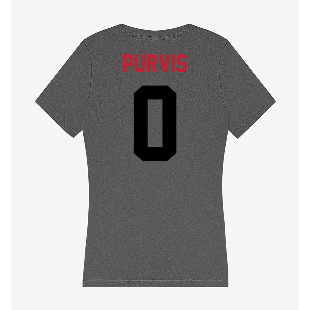 Seattle - NCAA Men's Soccer : Owen Purvis - Women's V-Neck T-Shirt-1