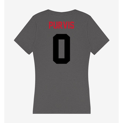 Seattle - NCAA Men's Soccer : Owen Purvis - Women's V-Neck T-Shirt-1
