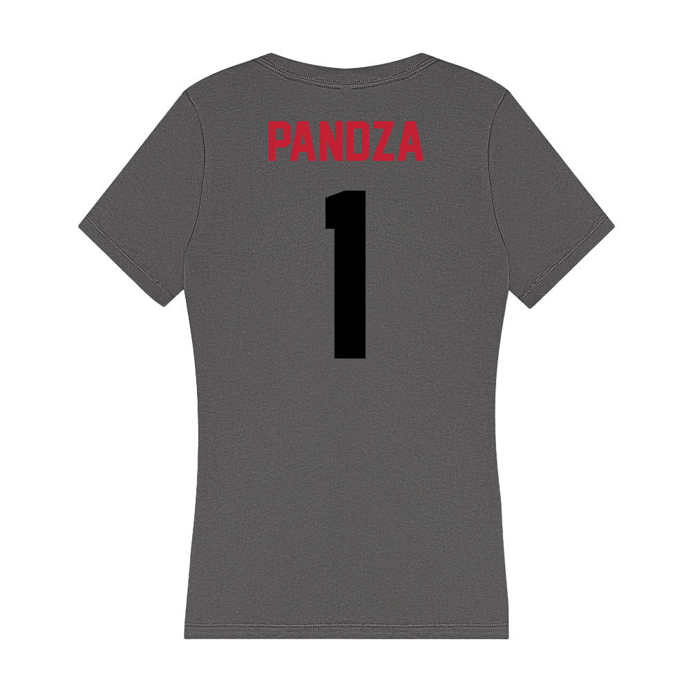 Seattle - NCAA Men's Basketball : Vasja Pandza - Women's V-Neck T-Shirt-1