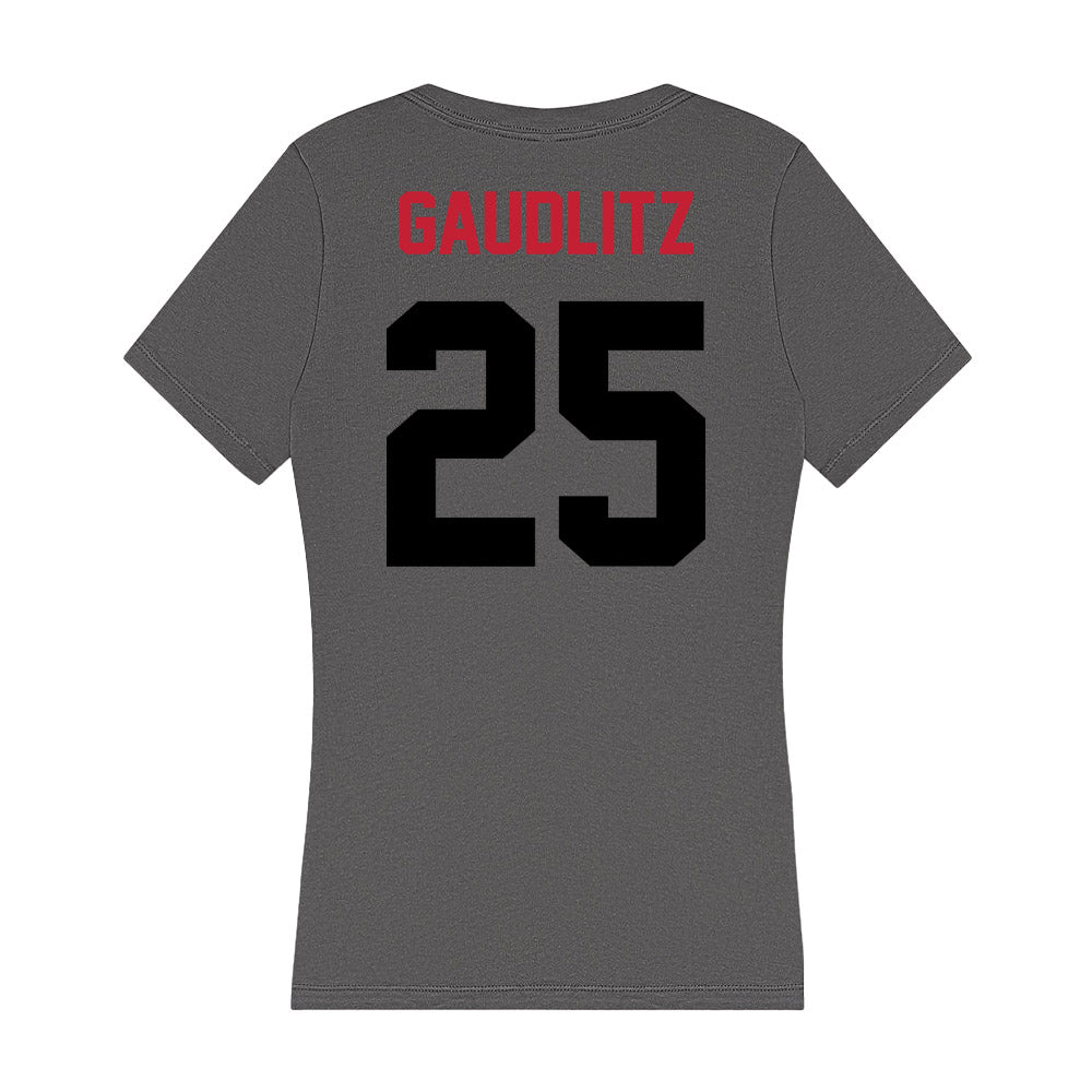 Seattle - NCAA Women's Soccer : Marla Gaudlitz - Women's V-Neck T-Shirt-1