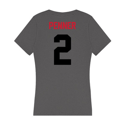 Seattle - NCAA Women's Soccer : Caroline Penner - Women's V-Neck T-Shirt-1