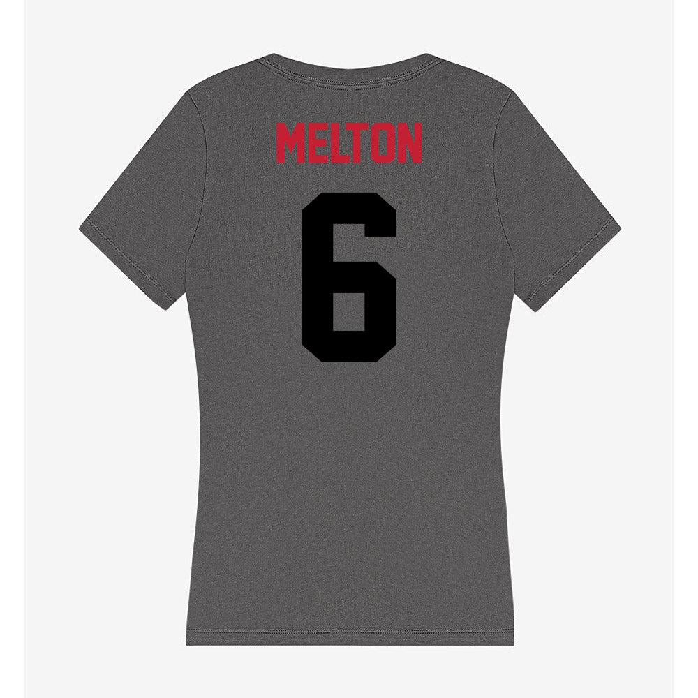Seattle - NCAA Women's Volleyball : Teagan Melton - Women's V-Neck T-Shirt-1