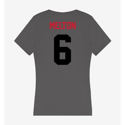 Seattle - NCAA Women's Volleyball : Teagan Melton - Women's V-Neck T-Shirt-1