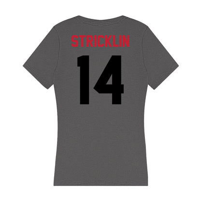 Seattle - NCAA Women's Basketball : Tamia Stricklin - Women's V-Neck T-Shirt-1