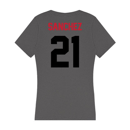 Seattle - NCAA Women's Soccer : Emma Sanchez - Women's V-Neck T-Shirt-1