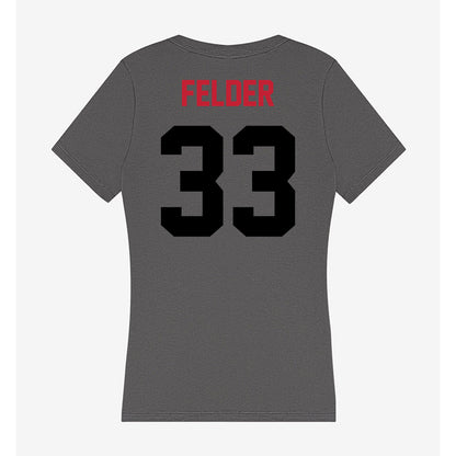 Seattle - NCAA Men's Basketball : Brock Felder - Women's V-Neck T-Shirt-1