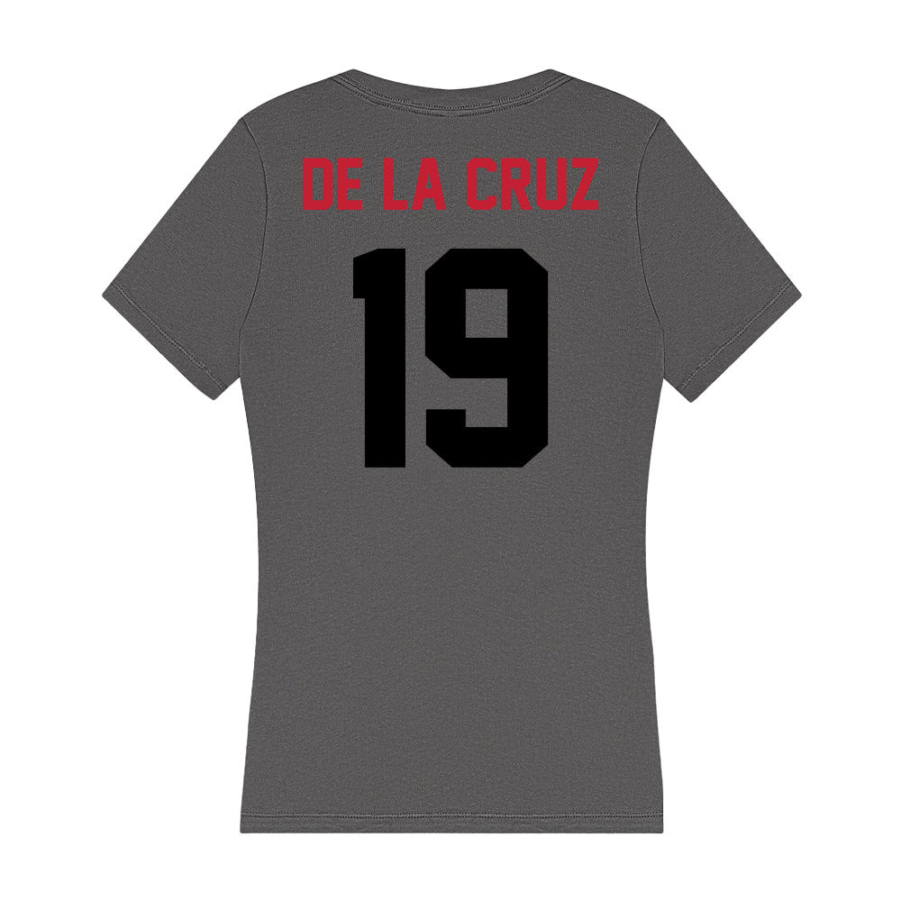 Seattle - NCAA Women's Soccer : Emma de la Cruz - Women's V-Neck T-Shirt-1