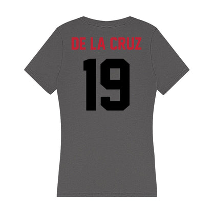 Seattle - NCAA Women's Soccer : Emma de la Cruz - Women's V-Neck T-Shirt-1