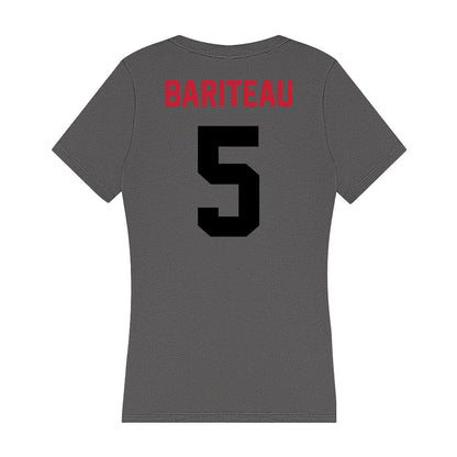 Seattle - NCAA Women's Basketball : Noemie Bariteau - Women's V-Neck T-Shirt-1