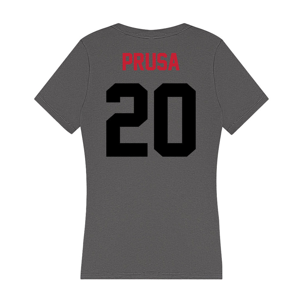 Seattle - NCAA Women's Soccer : Nina Prusa - Women's V-Neck T-Shirt-1