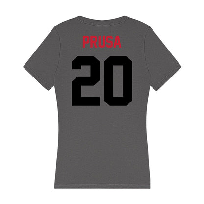 Seattle - NCAA Women's Soccer : Nina Prusa - Women's V-Neck T-Shirt-1