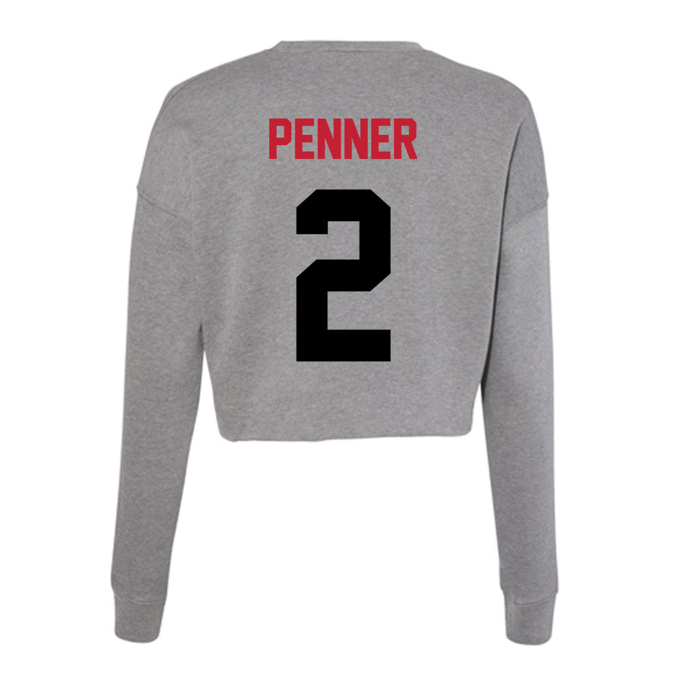 Seattle - NCAA Women's Soccer : Caroline Penner - Women's Cropped Crew Fleece-1