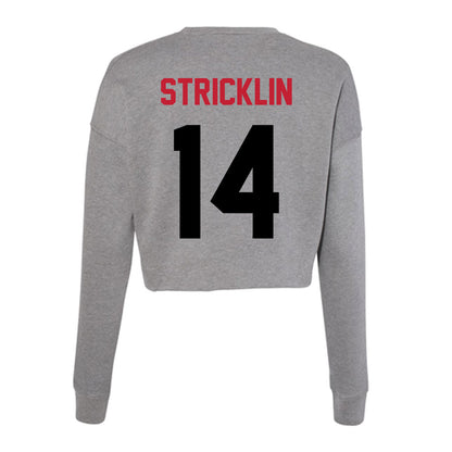 Seattle - NCAA Women's Basketball : Tamia Stricklin - Women's Cropped Crew Fleece-1