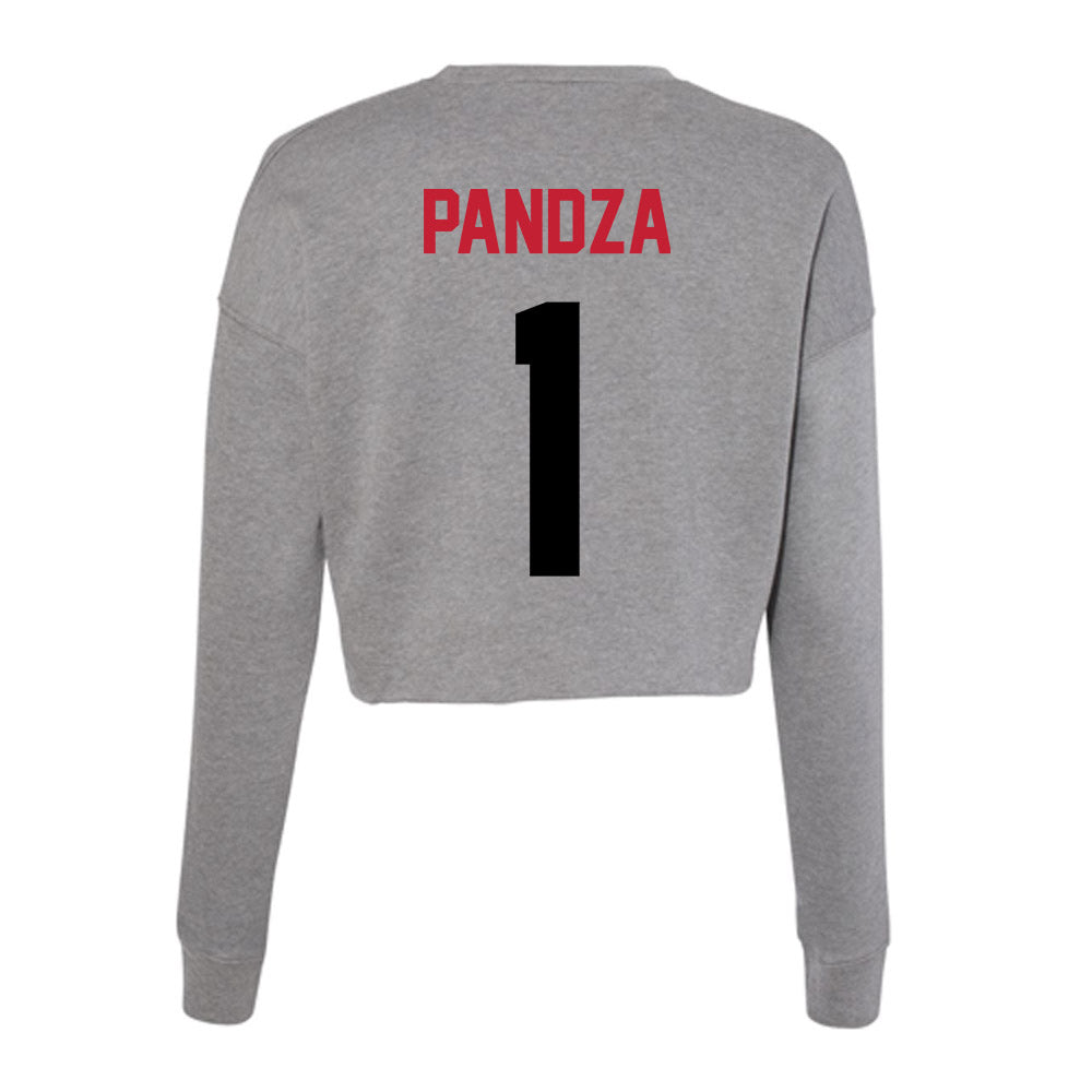 Seattle - NCAA Men's Basketball : Vasja Pandza - Women's Cropped Crew Fleece-1