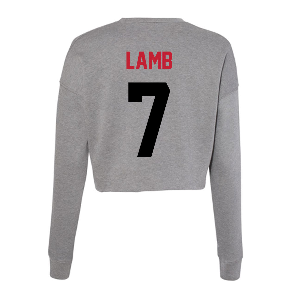 Seattle - NCAA Women's Soccer : Alana Lamb - Women's Cropped Crew Fleece-1