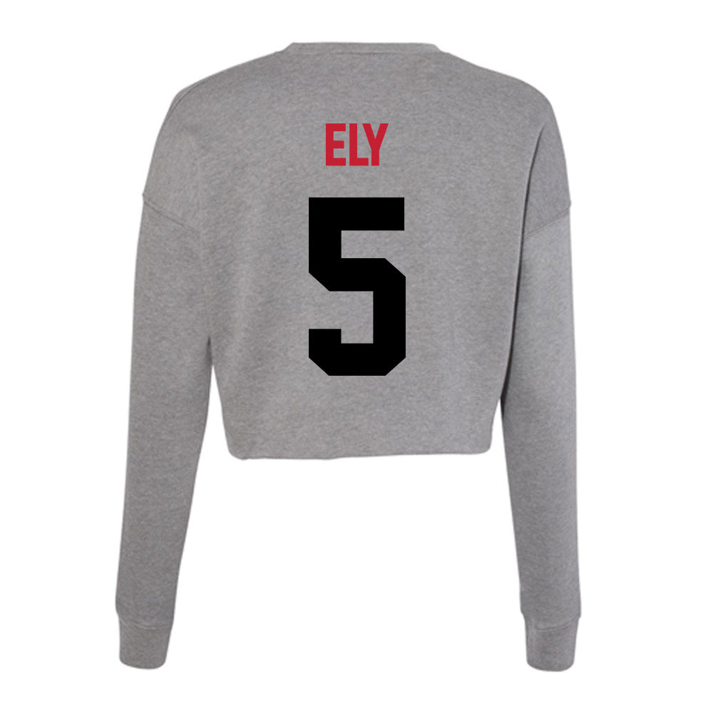Seattle - NCAA Softball : Bella Ely - Women's Cropped Crew Fleece-1
