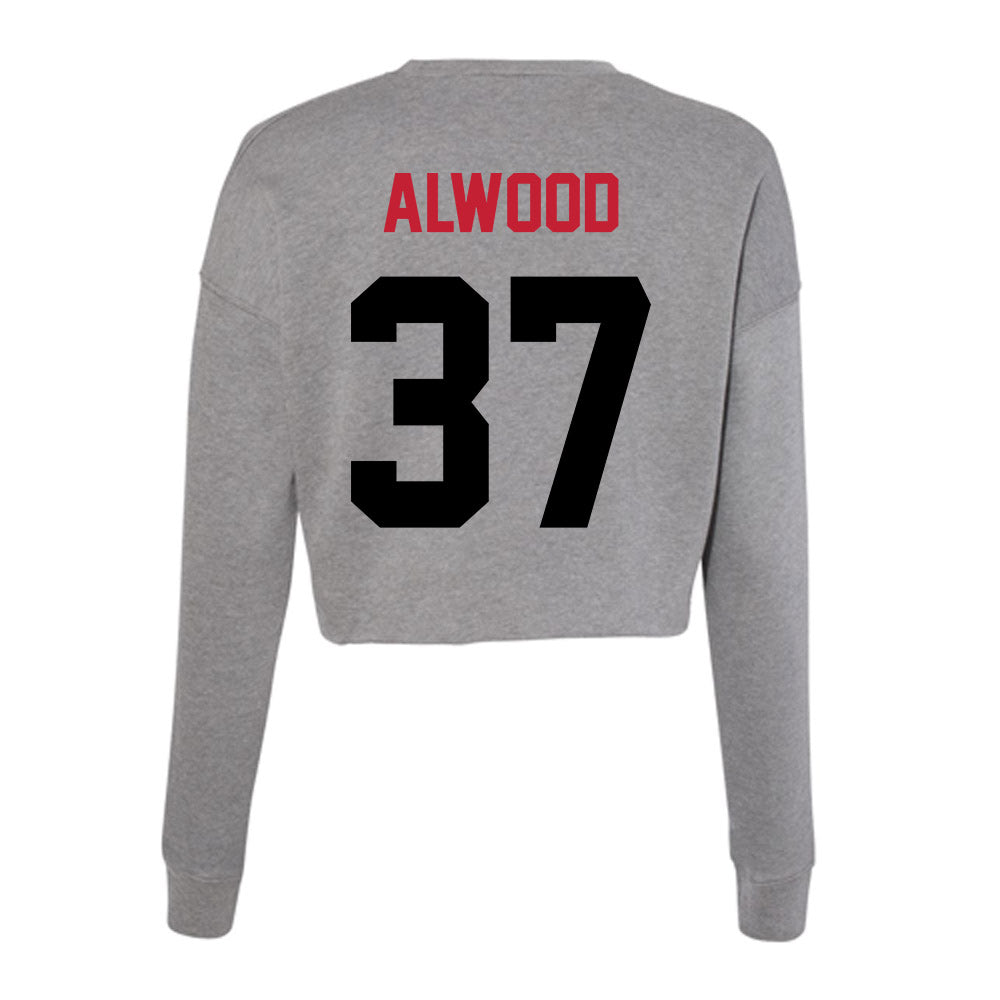 Seattle - NCAA Baseball : Luke Alwood - Women's Cropped Crew Fleece-1