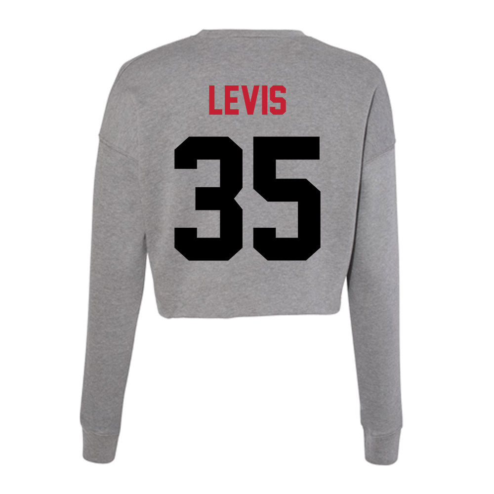 Seattle - NCAA Men's Basketball : Matthew Levis - Women's Cropped Crew Fleece-1