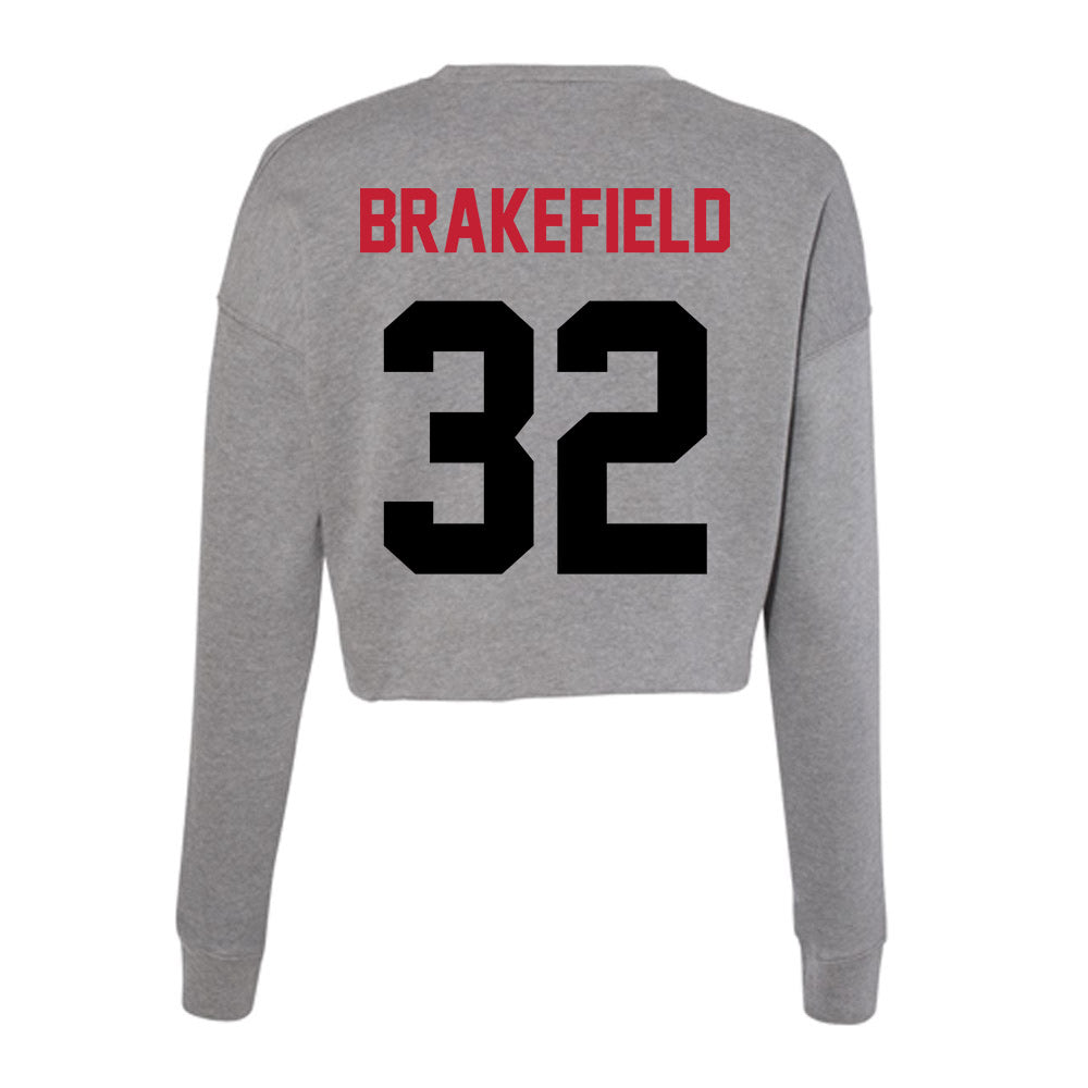 Seattle - NCAA Women's Soccer : Kyla Brakefield - Women's Cropped Crew Fleece-1