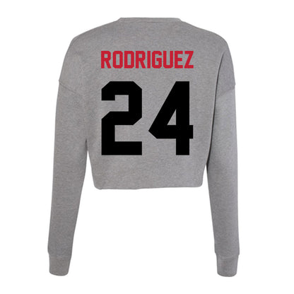 Seattle - NCAA Women's Basketball : Sydnie Rodriguez - Women's Cropped Crew Fleece-1