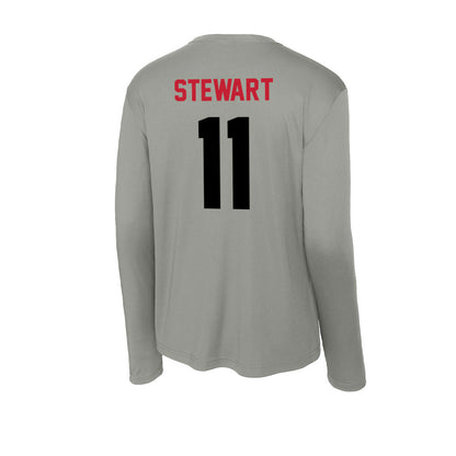 Seattle - NCAA Men's Soccer : River Stewart - Activewear Long Sleeve T-Shirt-1