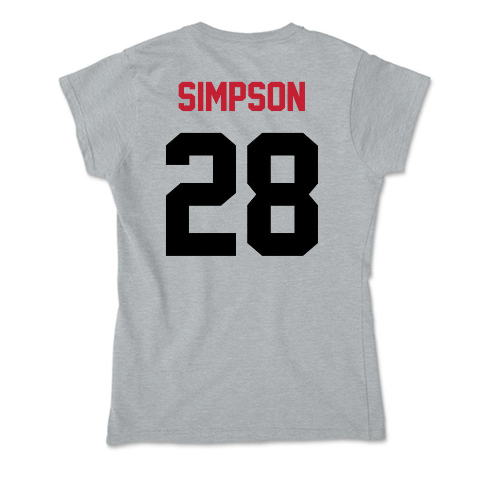 Seattle - NCAA Softball : Nicola Simpson - Soft Style Women’s T-Shirt-1