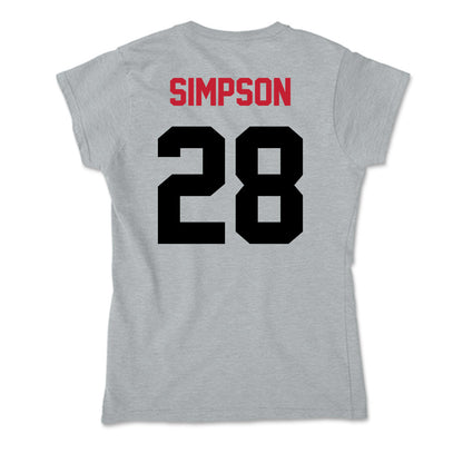 Seattle - NCAA Softball : Nicola Simpson - Soft Style Women’s T-Shirt-1