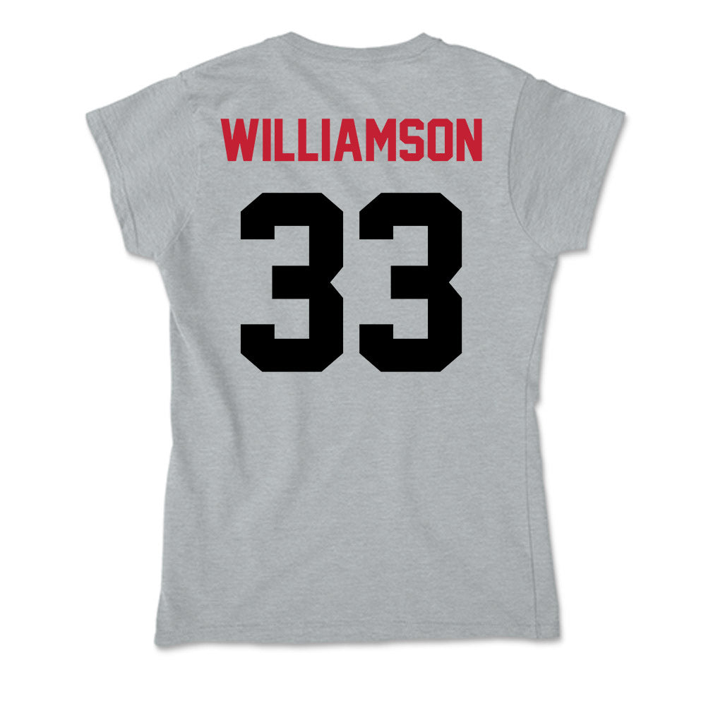 Seattle - NCAA Men's Basketball : Kobe Williamson - Soft Style Women’s T-Shirt-1