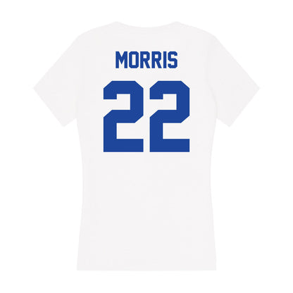 Georgia State - NCAA Football : Ja'Maric Morris - Women's V-Neck T-Shirt-1