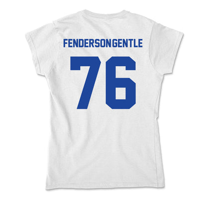 Georgia State - NCAA Football : KySean Fenderson-Gentle - Soft Style Women’s T-Shirt-1