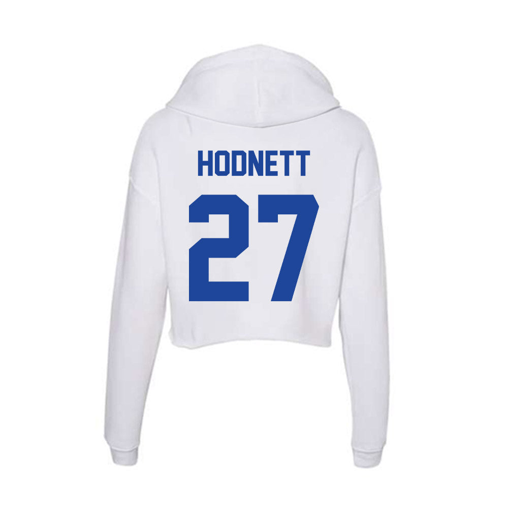 Georgia State - NCAA Softball : Emily Hodnett - Women's Crop Fleece Hoodie-1