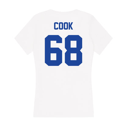 Georgia State - NCAA Football : Mason Cook - Women's V-Neck T-Shirt-1