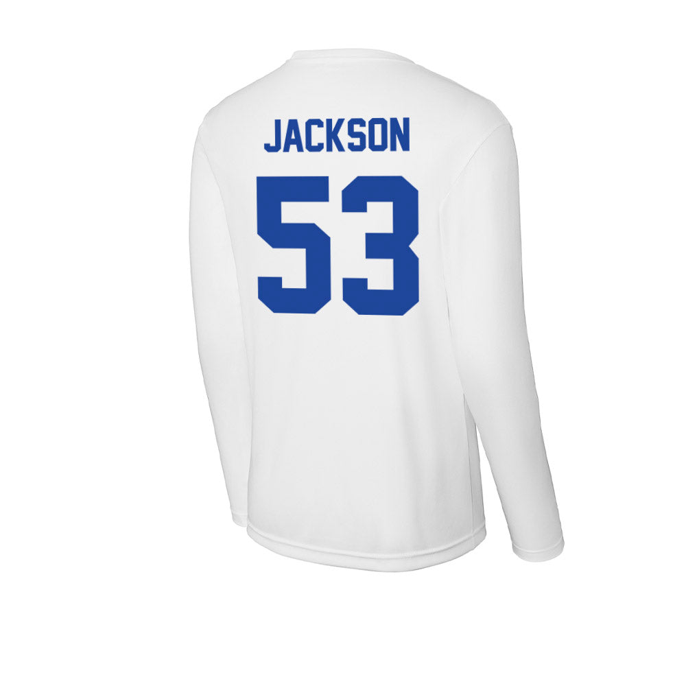 Georgia State - NCAA Football : Malik Jackson - Activewear Long Sleeve T-Shirt-1