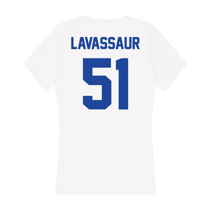 Georgia State - NCAA Football : D'Andre LaVassaur - Women's V-Neck T-Shirt-1