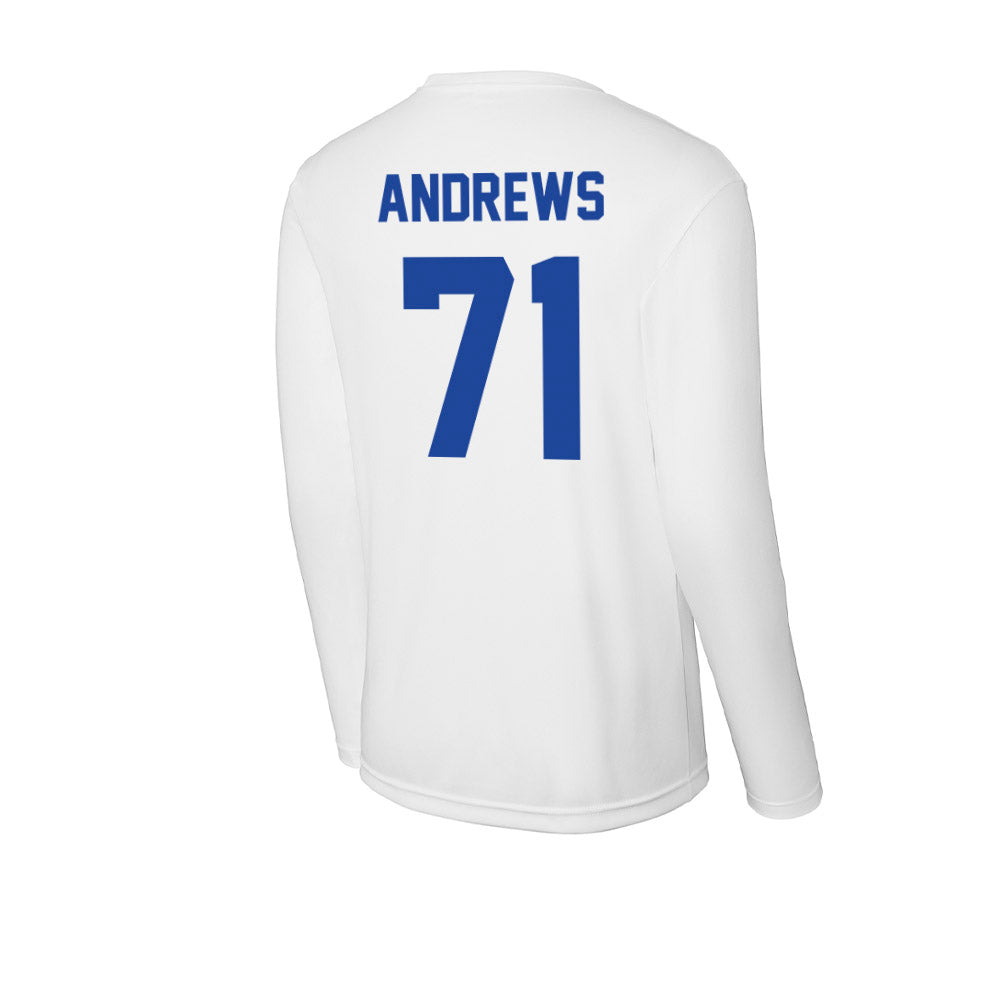 Georgia State - NCAA Football : Aidan Andrews - Activewear Long Sleeve T-Shirt-1