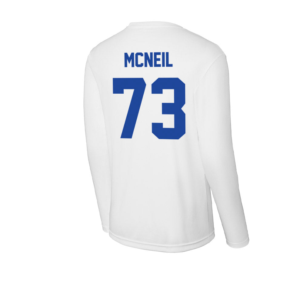 Georgia State - NCAA Football : Maleek McNeil - Performance Long Sleeve T-Shirt-1