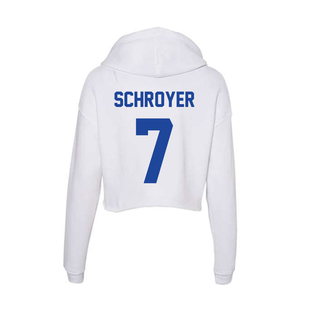 Georgia State - NCAA Softball : Ashton Schroyer - Women's Crop Fleece Hoodie-1