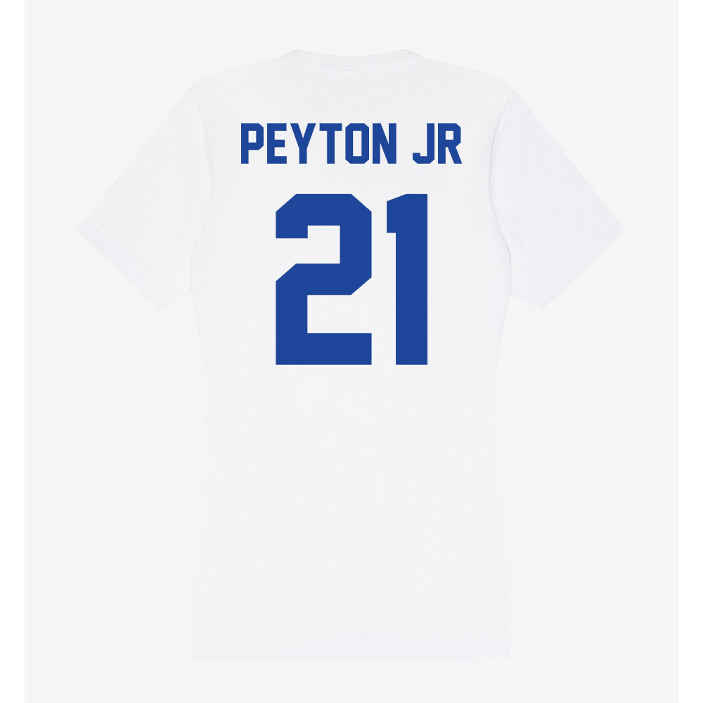 Georgia State - NCAA Football : Tojuan Peyton Jr - Women's V-Neck T-Shirt-1